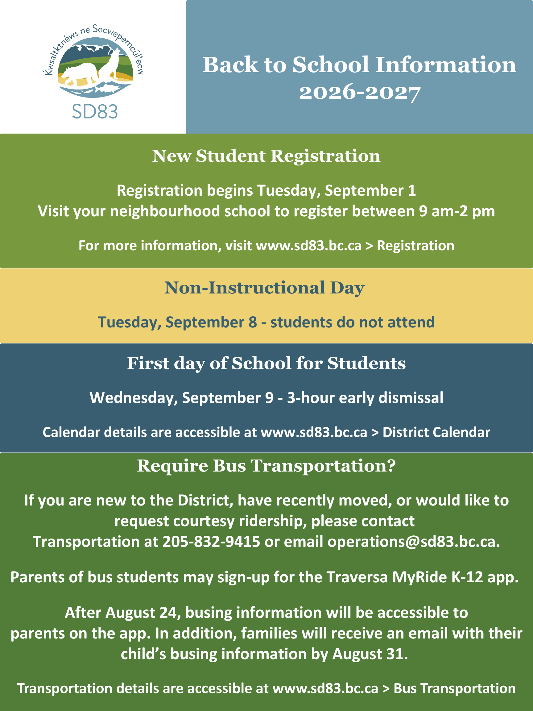 Back to School 2026 27